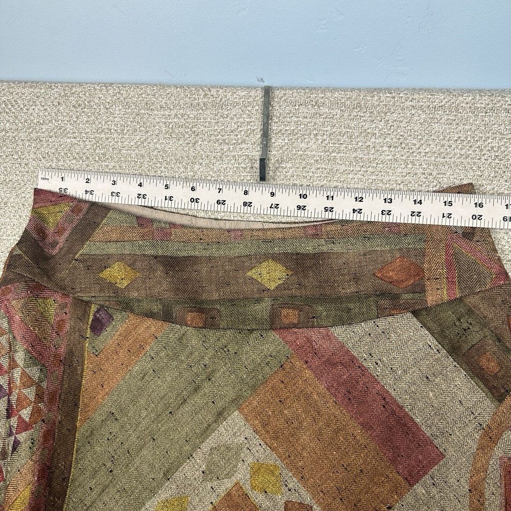 Coldwater Creek Skirt S 4-6 Twill Woven Southwest… - image 4